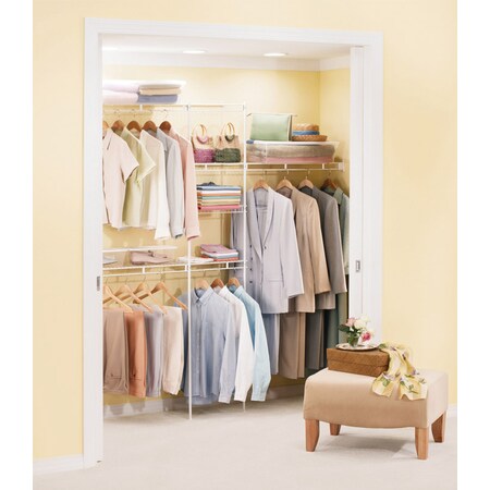Rubbermaid Rubbermaid 49.1 in. H X 13.8 in. W X 2.8 in. L Steel Wardrobe Organizer 3D4900
